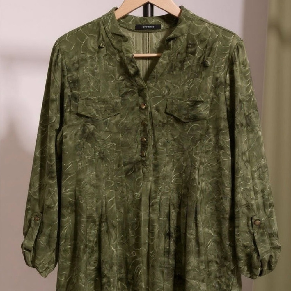 Westport 1962 Moss-Green Blouse